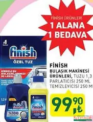 FİNİSH BULAŞIK MAKİNESİ ÜRÜNLERİ 250 ML fiyat ve kampanya bilgisi